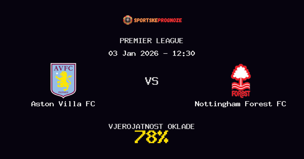 Aston Villa FC vs Nottingham Forest FC Prognoza Utakmice - Premier League - Saveti Za Klađenje
