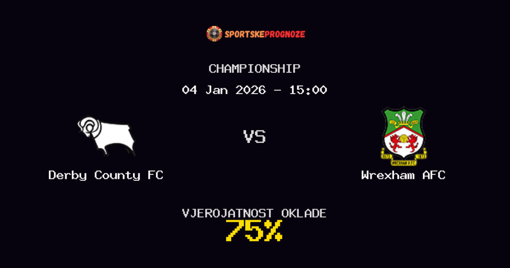 Derby County FC vs Wrexham AFC Prognoza Utakmice - Championship - Saveti Za Klađenje
