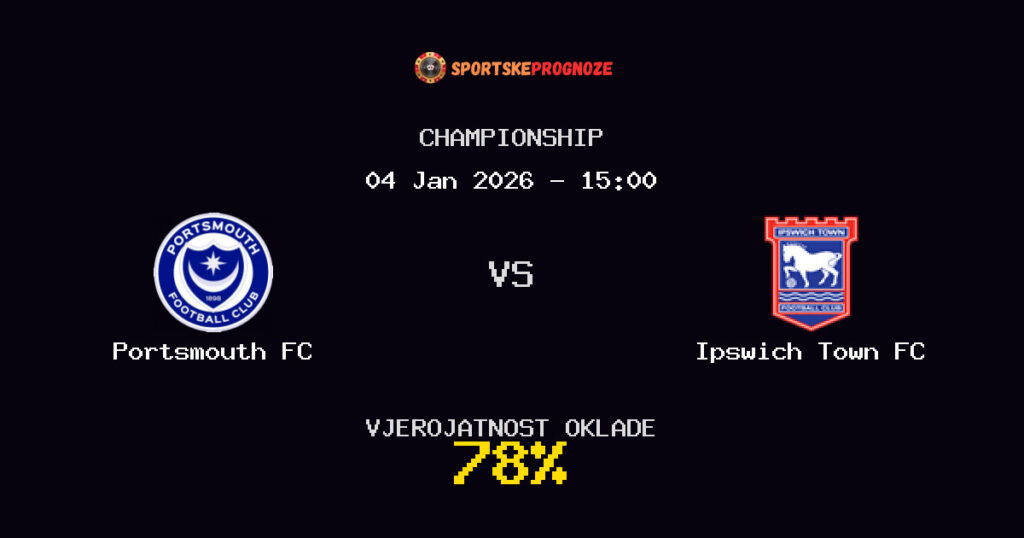 Portsmouth FC vs Ipswich Town FC Prognoza Utakmice - Championship - Saveti Za Klađenje