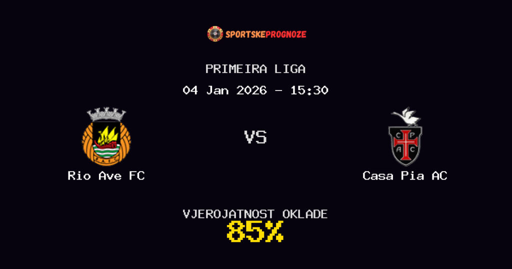 Rio Ave FC vs Casa Pia AC Prognoza Utakmice - Primeira Liga - Saveti Za Klađenje