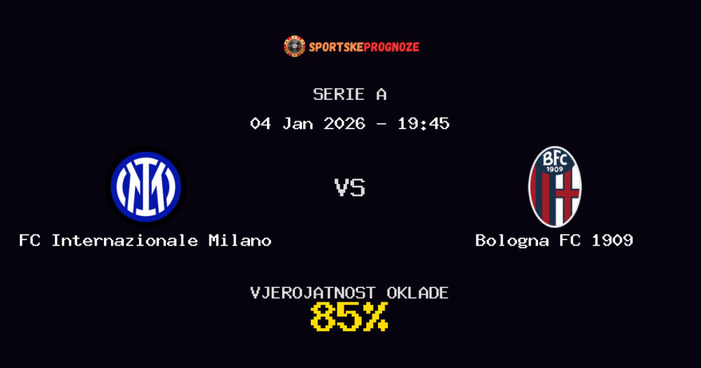 FC Internazionale Milano vs Bologna FC 1909 Prognoza Utakmice - Serie A - Saveti Za Klađenje