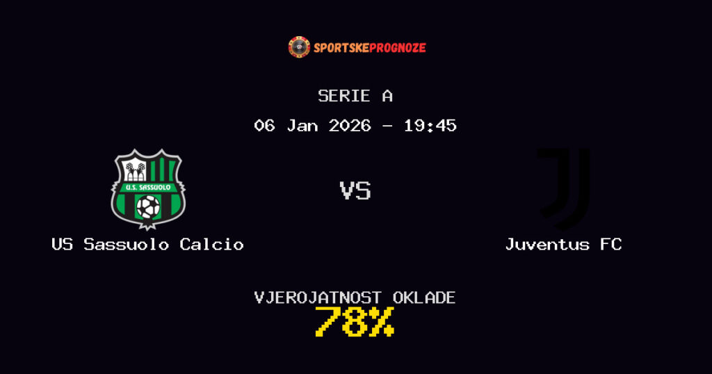 US Sassuolo Calcio vs Juventus FC Prognoza Utakmice - Serie A - Saveti Za Klađenje