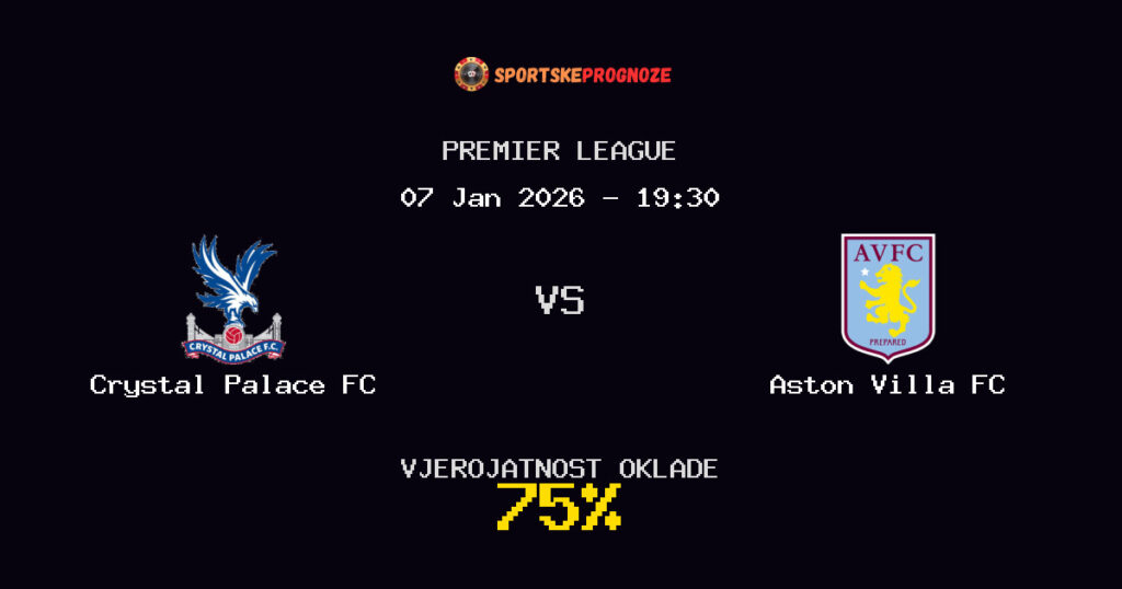 Crystal Palace FC vs Aston Villa FC Prognoza Utakmice - Premier League - Saveti Za Klađenje