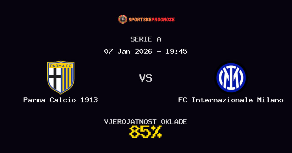 Parma Calcio 1913 vs FC Internazionale Milano Prognoza Utakmice - Serie A - Saveti Za Klađenje
