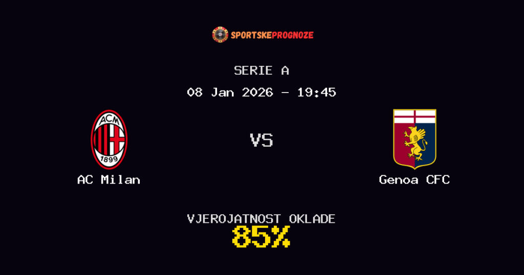 AC Milan vs Genoa CFC Prognoza Utakmice - Serie A - Saveti Za Klađenje