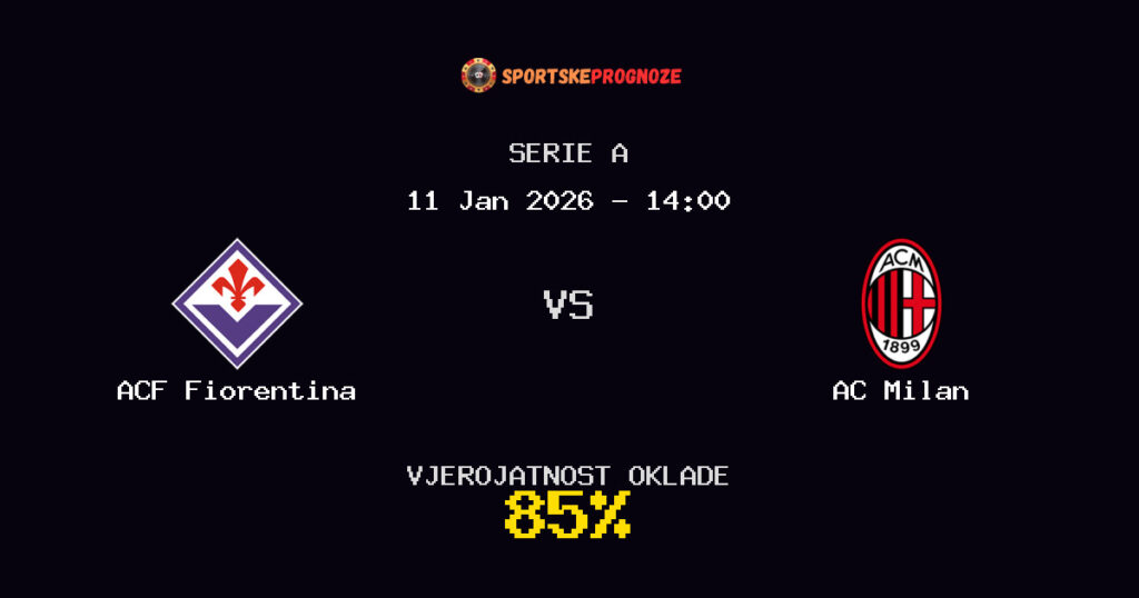 ACF Fiorentina vs AC Milan Prognoza Utakmice - Serie A - Saveti Za Klađenje