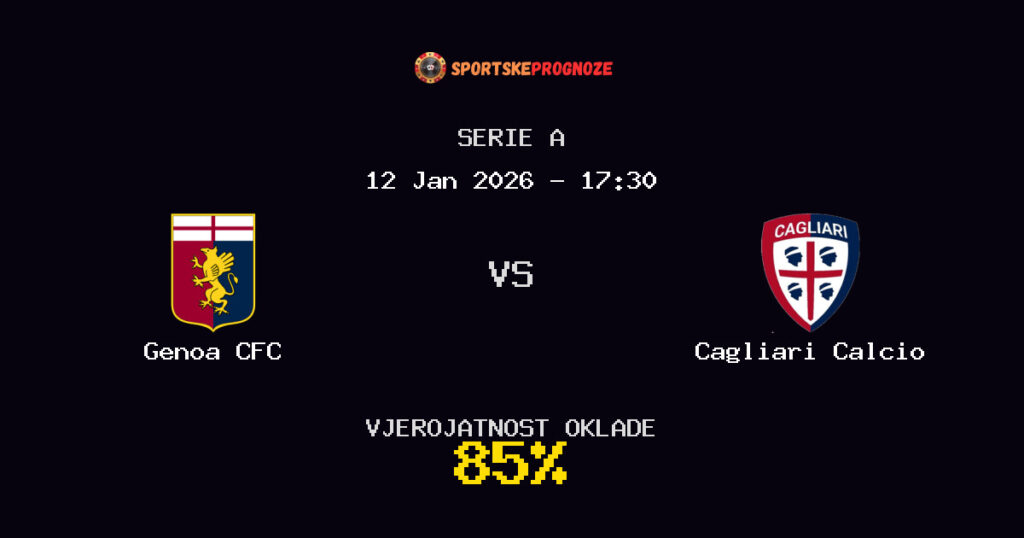 Genoa CFC vs Cagliari Calcio Prognoza Utakmice - Serie A - Saveti Za Klađenje