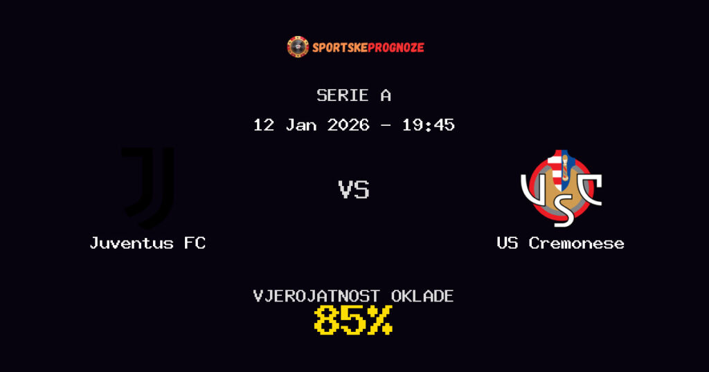 Juventus FC vs US Cremonese Prognoza Utakmice - Serie A - Saveti Za Klađenje