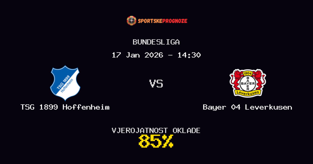 TSG 1899 Hoffenheim vs Bayer 04 Leverkusen Prognoza Utakmice - Bundesliga - Saveti Za Klađenje
