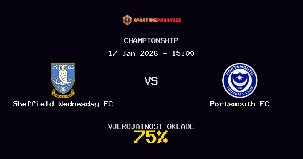 Sheffield Wednesday FC vs Portsmouth FC Prognoza Utakmice - Championship - Saveti Za Klađenje
