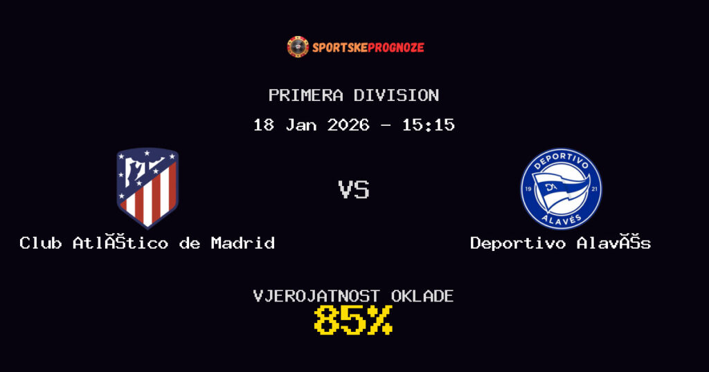 Club Atlético de Madrid vs Deportivo Alavés Prognoza Utakmice - Primera Division - Saveti Za Klađenje