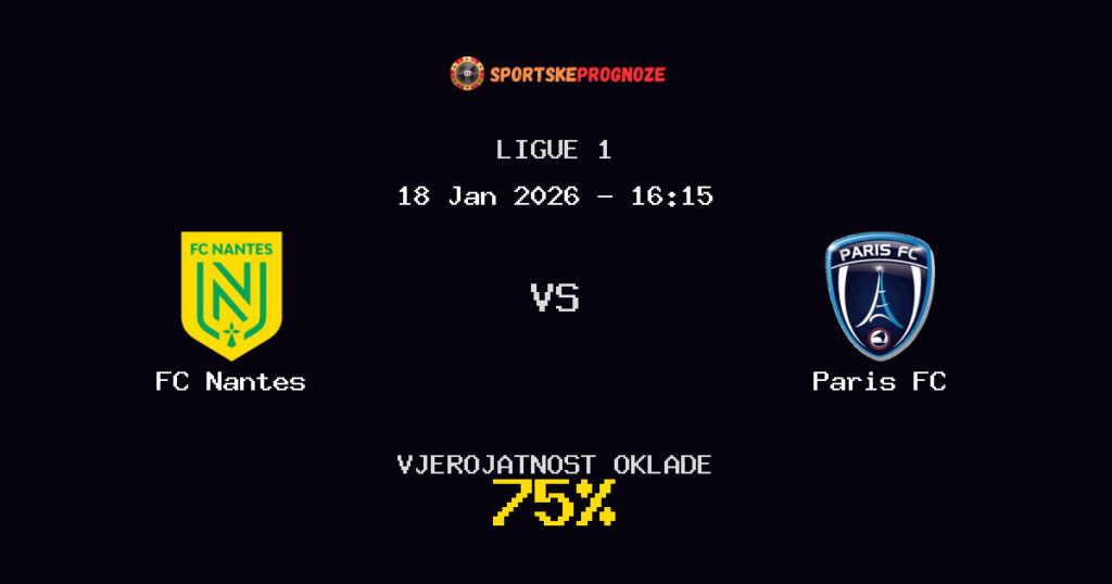 FC Nantes vs Paris FC Prognoza Utakmice - Ligue 1 - Saveti Za Klađenje