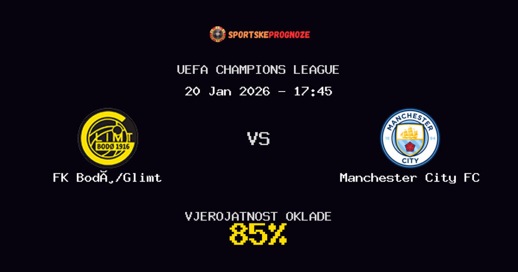 FK Bodø/Glimt vs Manchester City FC Prognoza Utakmice - UEFA Champions League - Saveti Za Klađenje