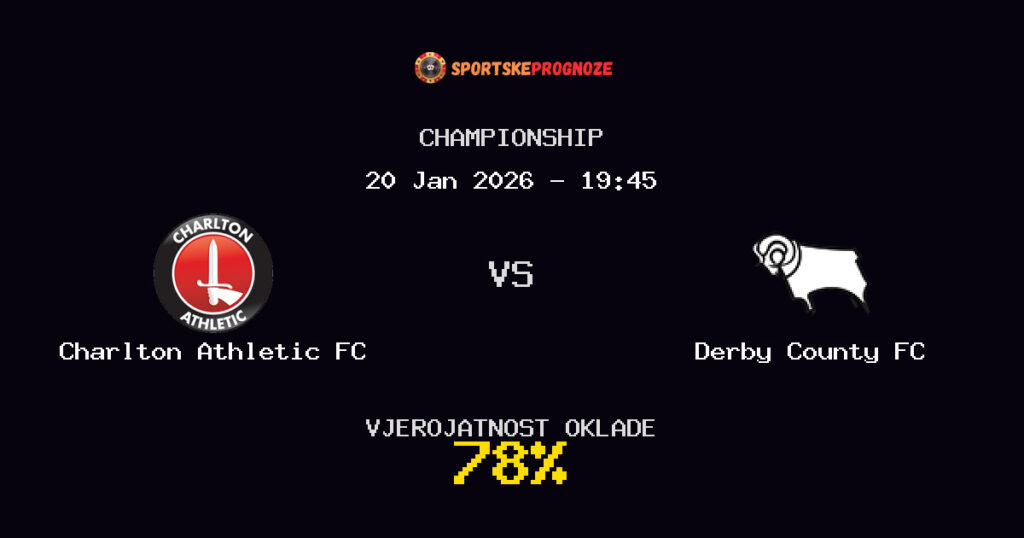 Charlton Athletic FC vs Derby County FC Prognoza Utakmice - Championship - Saveti Za Klađenje