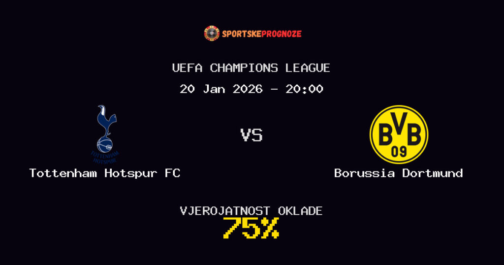 Tottenham Hotspur FC vs Borussia Dortmund Prognoza Utakmice - UEFA Champions League - Saveti Za Klađenje