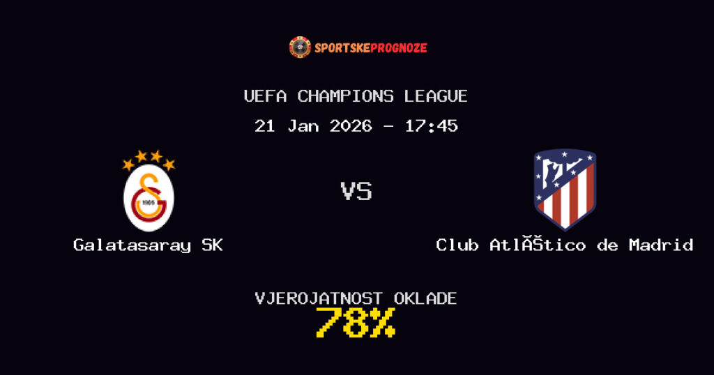 Galatasaray SK vs Club Atlético de Madrid Prognoza Utakmice - UEFA Champions League - Saveti Za Klađenje