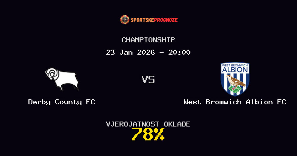 Derby County FC vs West Bromwich Albion FC Prognoza Utakmice - Championship - Saveti Za Klađenje