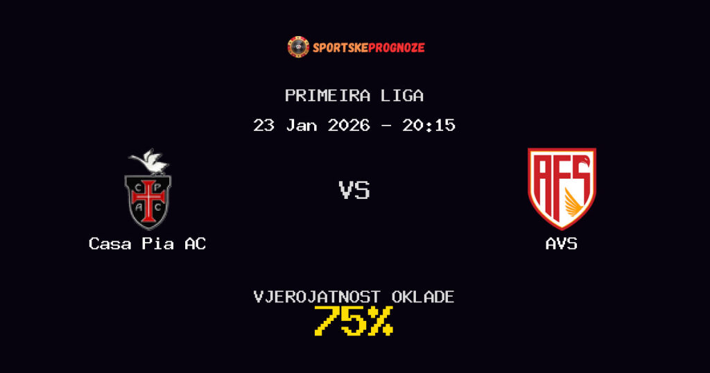 Casa Pia AC vs AVS Prognoza Utakmice - Primeira Liga - Saveti Za Klađenje