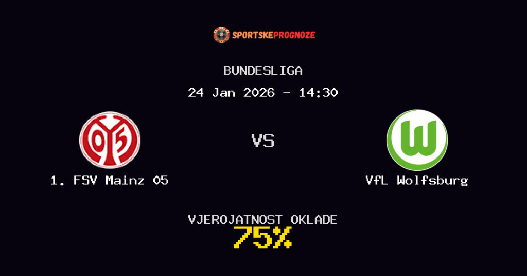 1. FSV Mainz 05 vs VfL Wolfsburg Prognoza Utakmice - Bundesliga - Saveti Za Klađenje