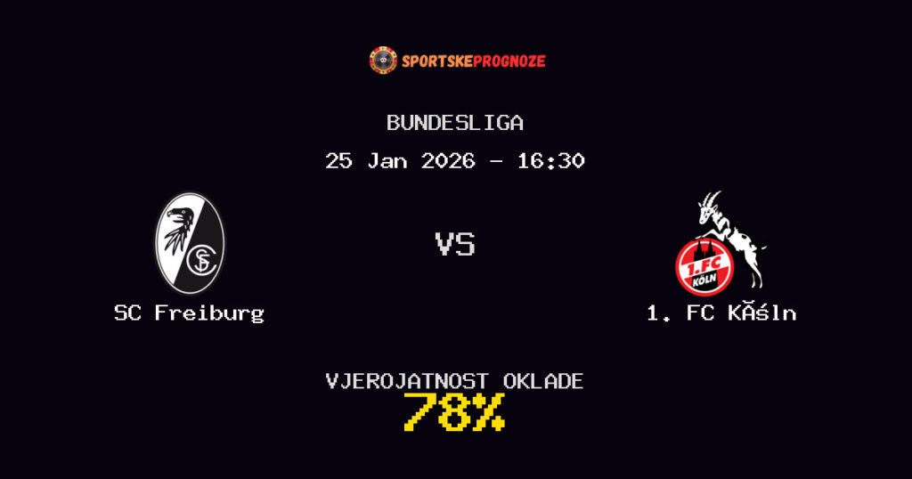 SC Freiburg vs 1. FC Köln Prognoza Utakmice - Bundesliga - Saveti Za Klađenje