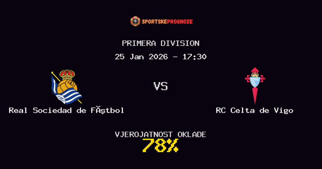 Real Sociedad de Fútbol vs RC Celta de Vigo Prognoza Utakmice - Primera Division - Saveti Za Klađenje