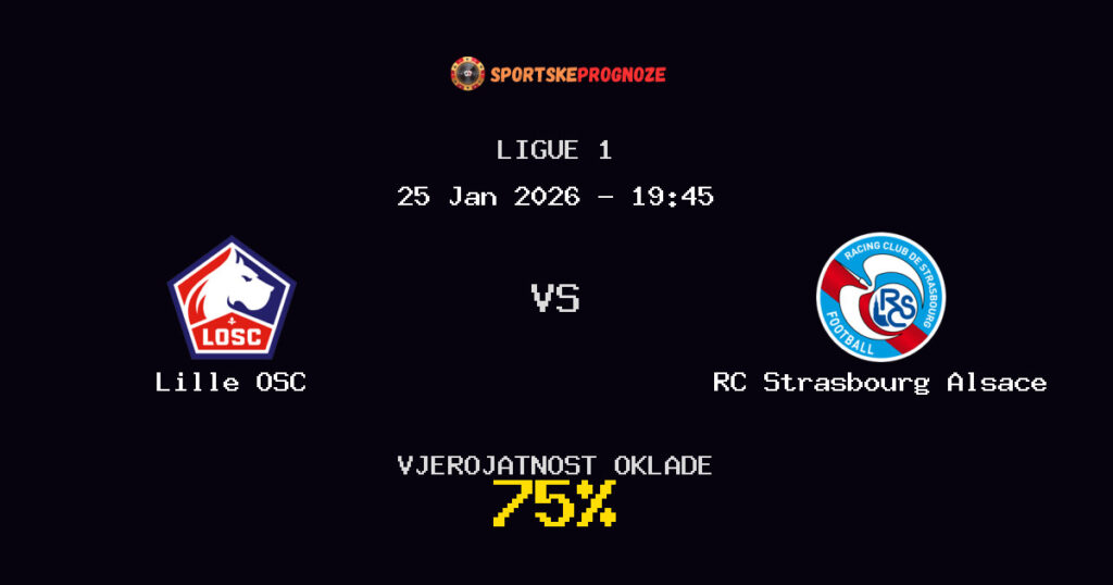 Lille OSC vs RC Strasbourg Alsace Prognoza Utakmice - Ligue 1 - Saveti Za Klađenje