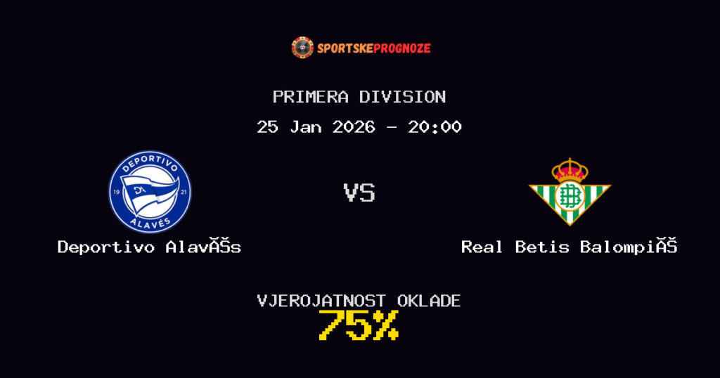 Deportivo Alavés vs Real Betis Balompié Prognoza Utakmice - Primera Division - Saveti Za Klađenje