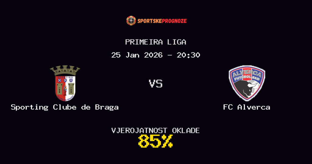 Sporting Clube de Braga vs FC Alverca Prognoza Utakmice - Primeira Liga - Saveti Za Klađenje