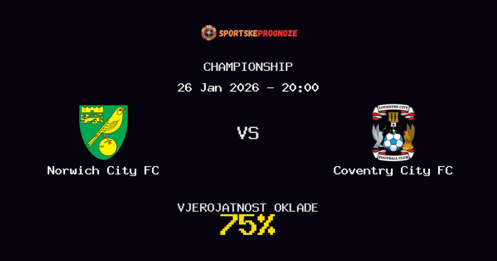 Norwich City FC vs Coventry City FC Prognoza Utakmice - Championship - Saveti Za Klađenje