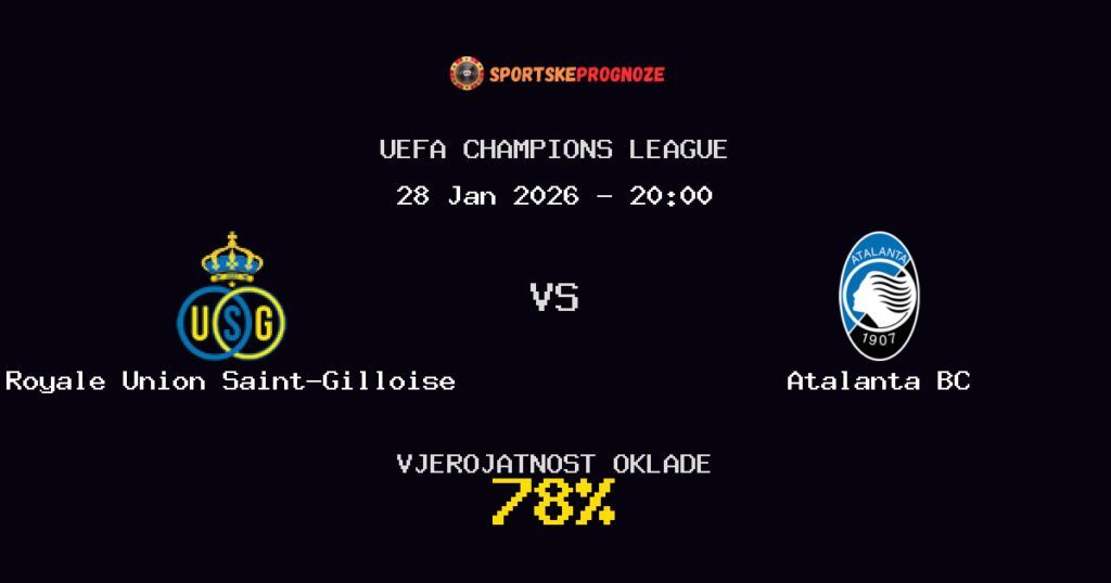 Royale Union Saint-Gilloise vs Atalanta BC Prognoza Utakmice - UEFA Champions League - Saveti Za Klađenje
