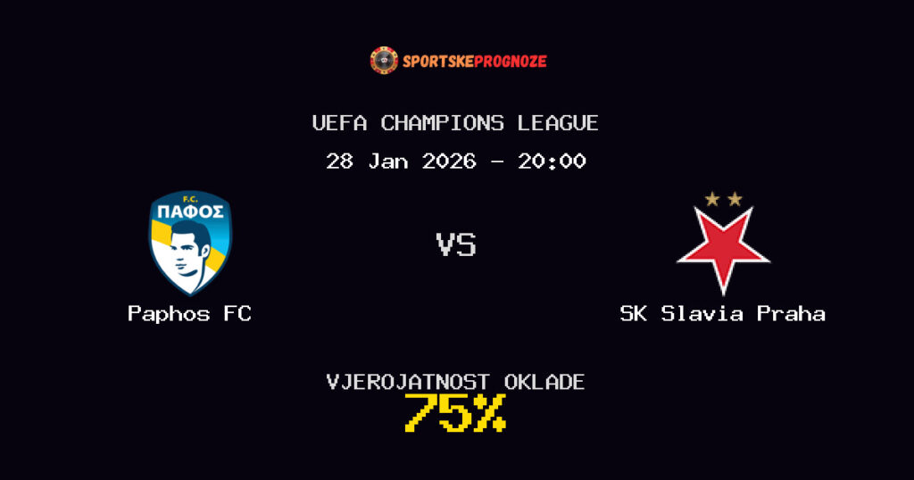 Paphos FC vs SK Slavia Praha Prognoza Utakmice - UEFA Champions League - Saveti Za Klađenje