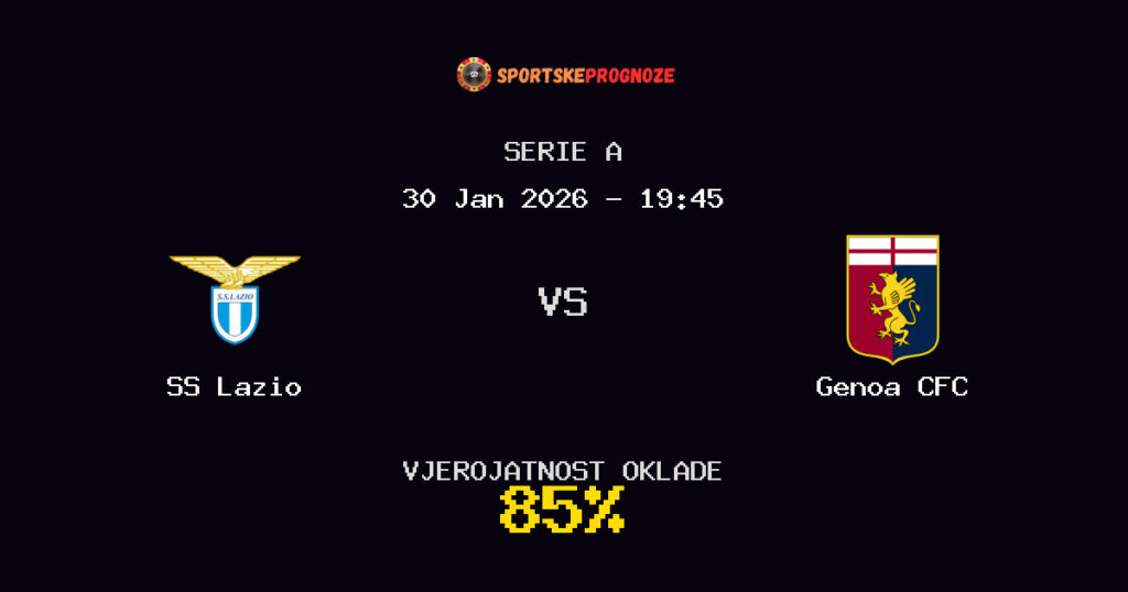 SS Lazio vs Genoa CFC Prognoza Utakmice - Serie A - Saveti Za Klađenje