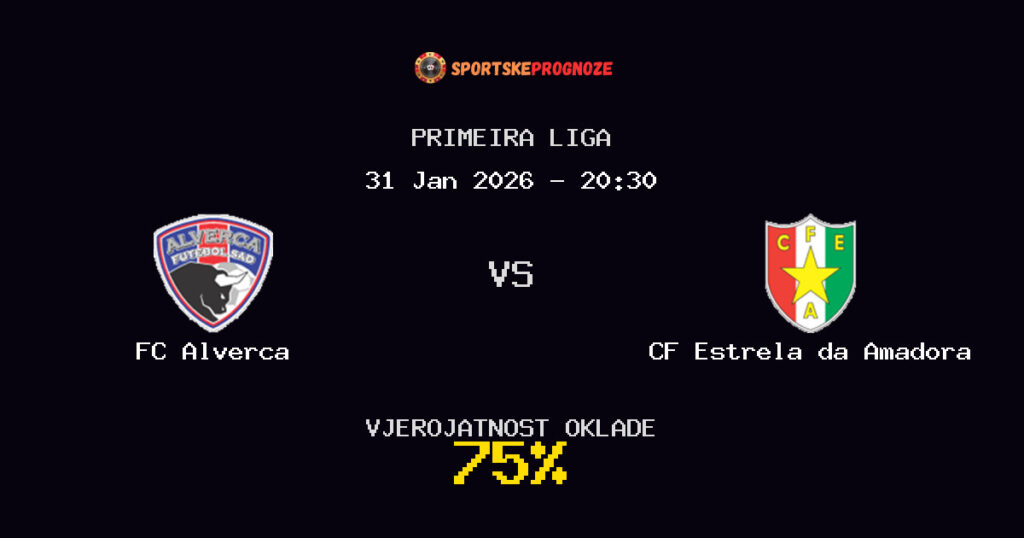 FC Alverca vs CF Estrela da Amadora Prognoza Utakmice - Primeira Liga - Saveti Za Klađenje