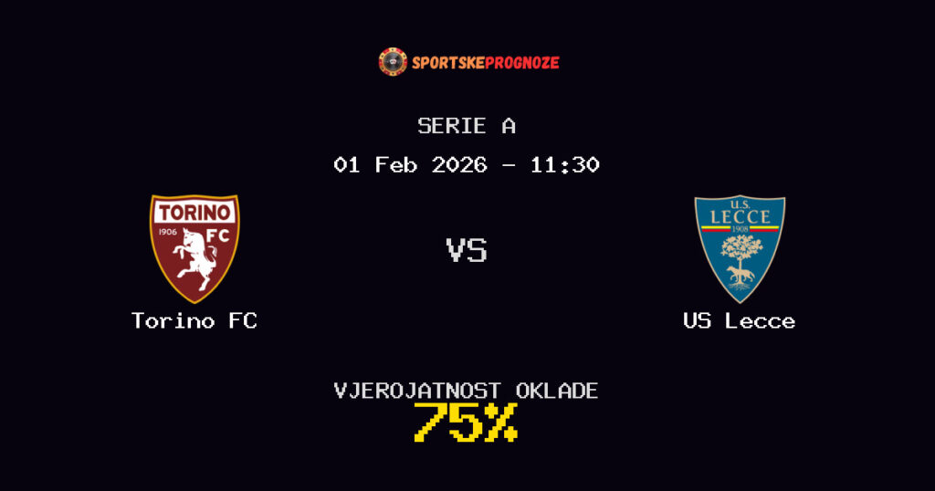 Torino FC vs US Lecce Prognoza Utakmice - Serie A - Saveti Za Klađenje