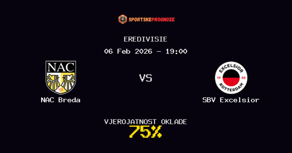 NAC Breda vs SBV Excelsior Prognoza Utakmice - Eredivisie - Saveti Za Klađenje