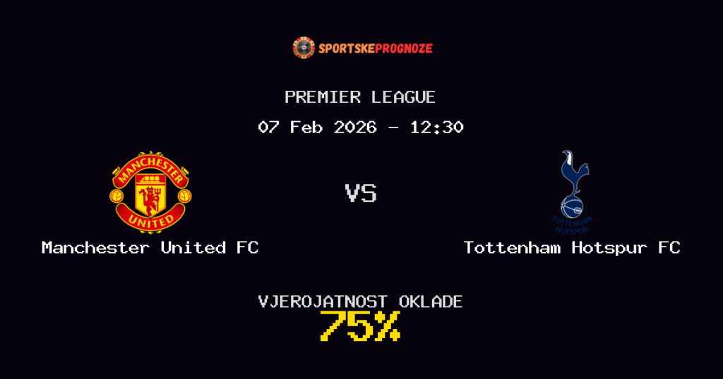 Manchester United FC vs Tottenham Hotspur FC Prognoza Utakmice - Premier League - Saveti Za Klađenje