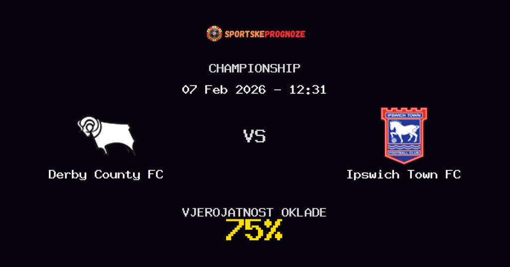 Derby County FC vs Ipswich Town FC Prognoza Utakmice - Championship - Saveti Za Klađenje