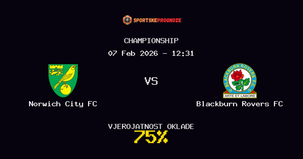 Norwich City FC vs Blackburn Rovers FC Prognoza Utakmice - Championship - Saveti Za Klađenje