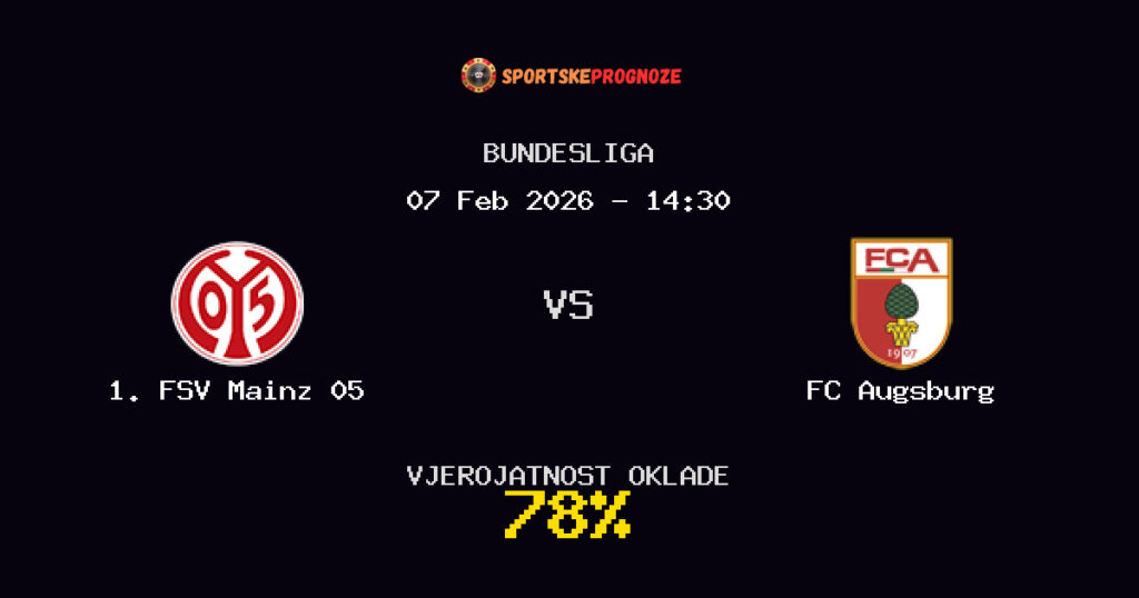 1. FSV Mainz 05 vs FC Augsburg Prognoza Utakmice - Bundesliga - Saveti Za Klađenje