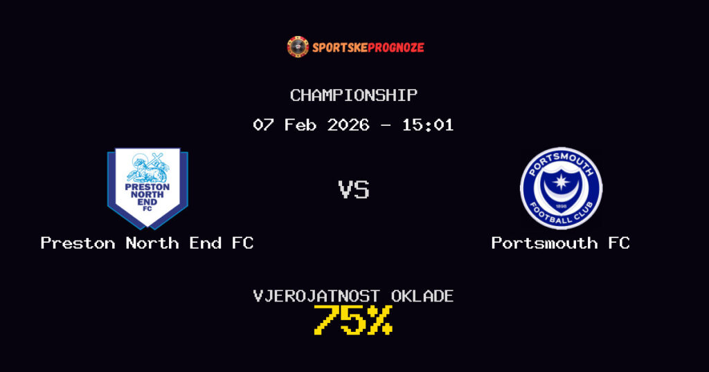 Preston North End FC vs Portsmouth FC Prognoza Utakmice - Championship - Saveti Za Klađenje