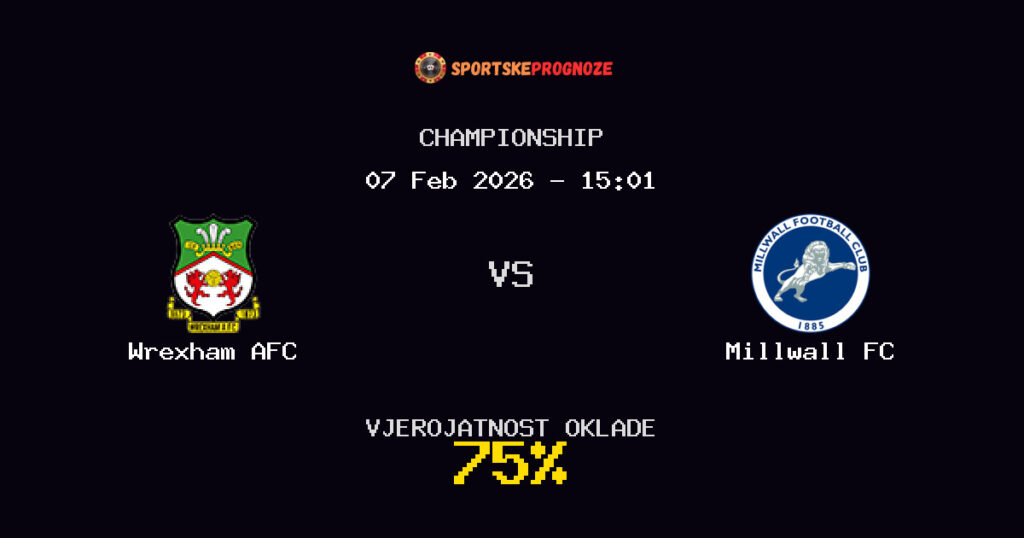 Wrexham AFC vs Millwall FC Prognoza Utakmice - Championship - Saveti Za Klađenje