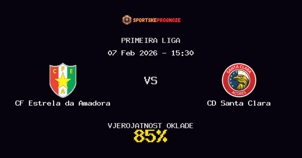 CF Estrela da Amadora vs CD Santa Clara Prognoza Utakmice - Primeira Liga - Saveti Za Klađenje