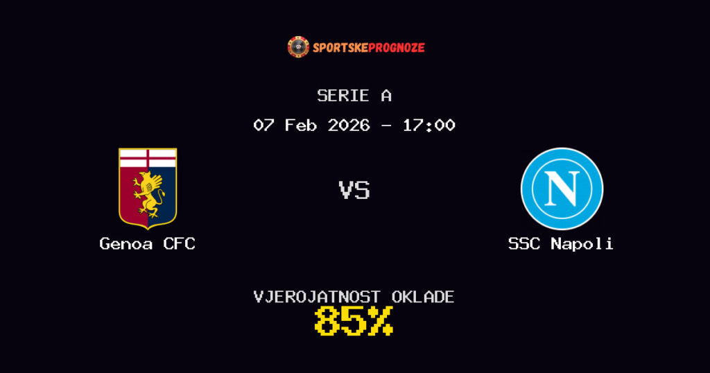 Genoa CFC vs SSC Napoli Prognoza Utakmice - Serie A - Saveti Za Klađenje