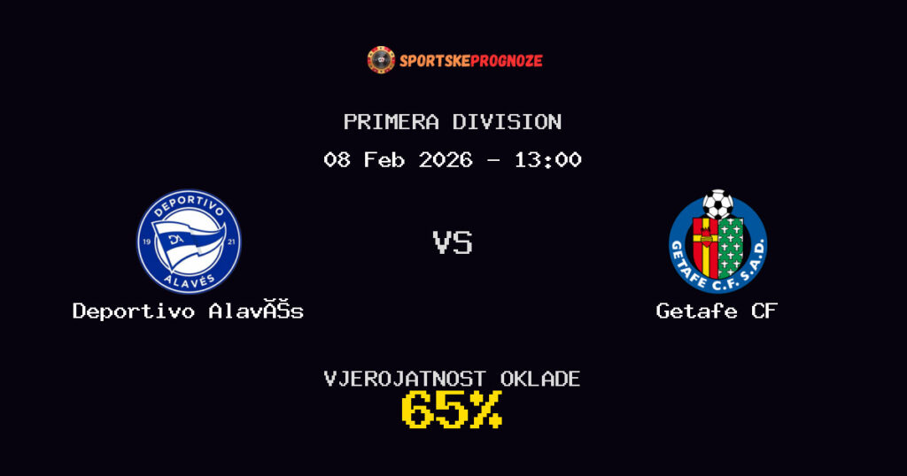 Deportivo Alavés vs Getafe CF Prognoza Utakmice - Primera Division - Saveti Za Klađenje