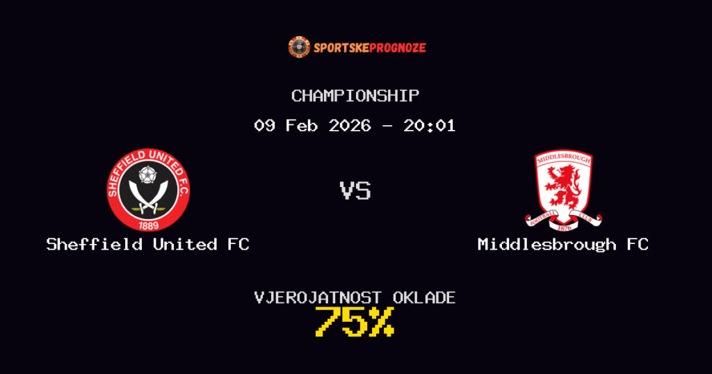 Sheffield United FC vs Middlesbrough FC Prognoza Utakmice - Championship - Saveti Za Klađenje
