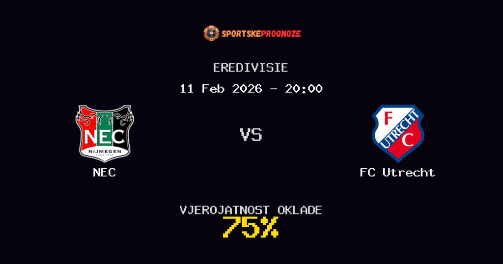 NEC vs FC Utrecht Prognoza Utakmice - Eredivisie - Saveti Za Klađenje