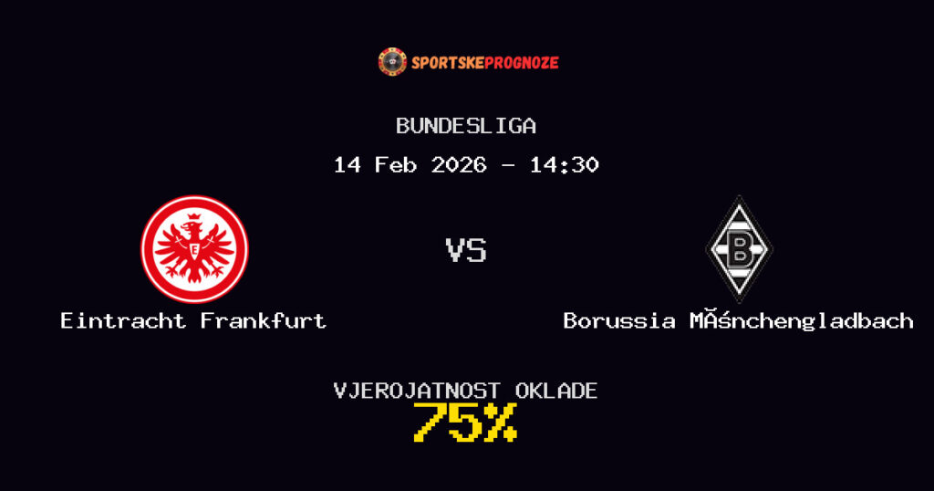 Eintracht Frankfurt vs Borussia Mönchengladbach Prognoza Utakmice - Bundesliga - Saveti Za Klađenje