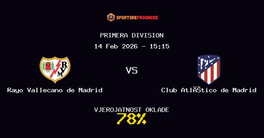 Rayo Vallecano de Madrid vs Club Atlético de Madrid Prognoza Utakmice - Primera Division - Saveti Za Klađenje