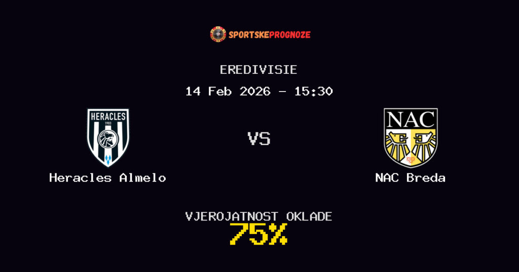Heracles Almelo vs NAC Breda Prognoza Utakmice - Eredivisie - Saveti Za Klađenje