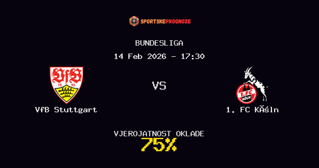 VfB Stuttgart vs 1. FC Köln Prognoza Utakmice - Bundesliga - Saveti Za Klađenje